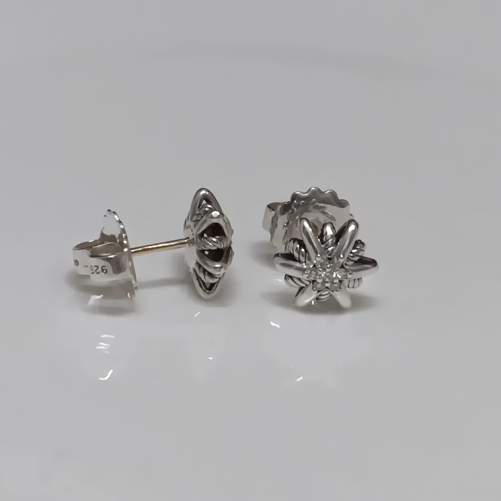 David Yurman Starburst Earrings with Diamonds - Picture 4 of 5